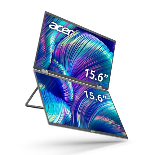 Acer PD163Q 15.6” FHD Dual-Screen Portable Monitor