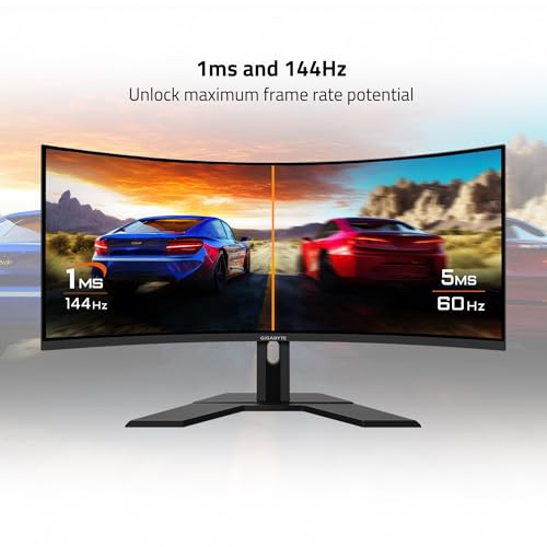 GIGABYTE G34WQC A 34” Curved Gaming Monitor