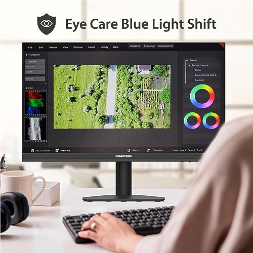 Gigastone 22" Dual VA LED Monitors - 75Hz FHD