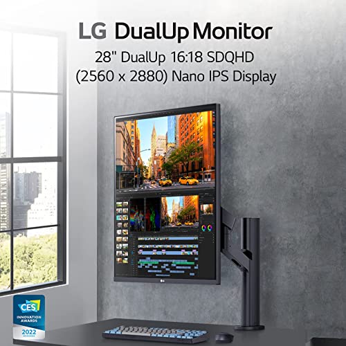 LG DualUp Nano IPS 28" Monitor with Ergo Stand
