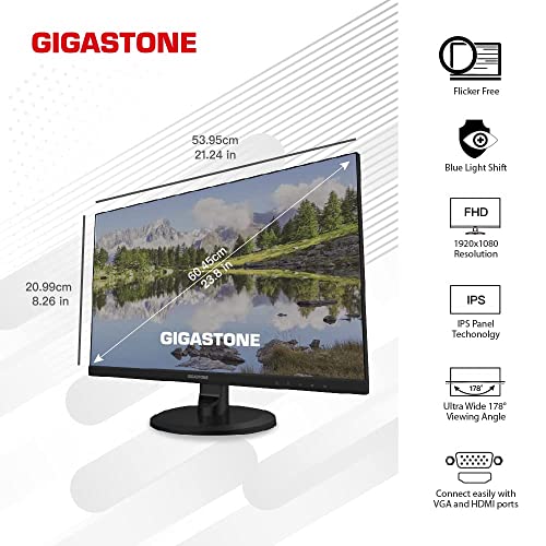Gigastone 24" FHD IPS Dual Monitor Set