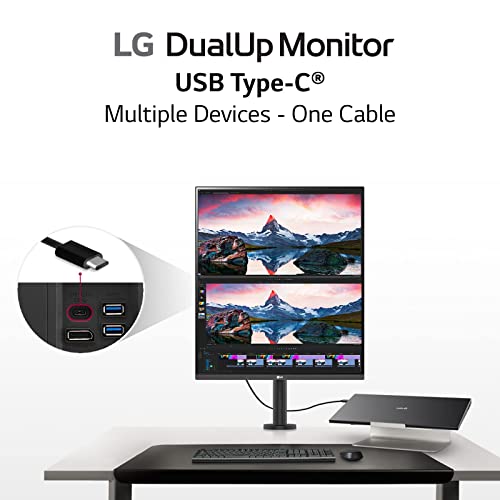 LG DualUp Nano IPS 28" Monitor with Ergo Stand