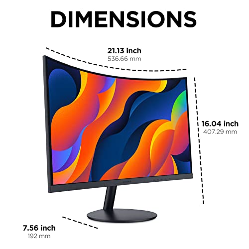 KOORUI 24-Inch Curved Full HD Gaming Monitor
