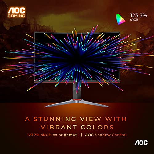 AOC C32G2 32" Curved Gaming Monitor 165Hz