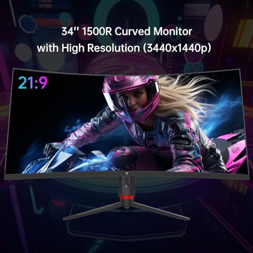 KTC 34" Curved 165Hz Ultrawide Gaming Monitor