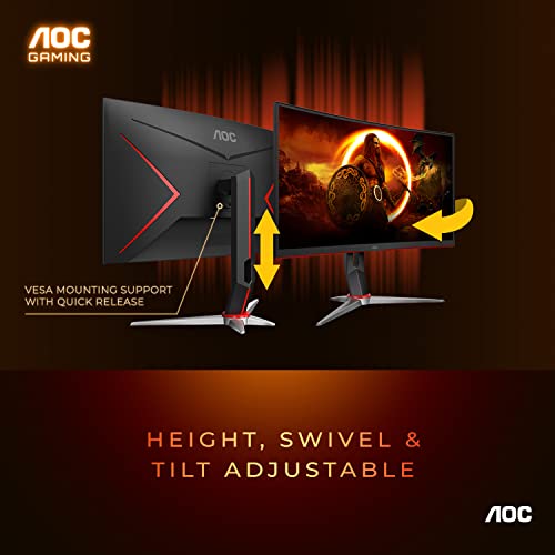 AOC C32G2 32" Curved Gaming Monitor 165Hz