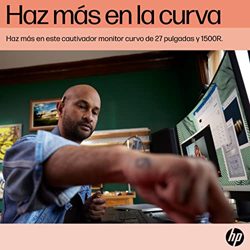 HP V27c G5 27-Inch FHD Curved Monitor