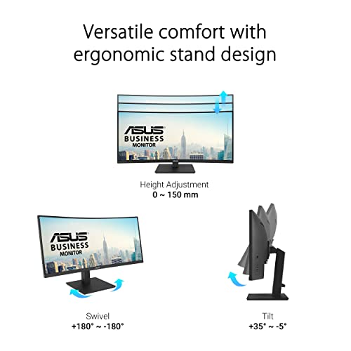 ASUS 34" Ultrawide Curved USB-C Monitor