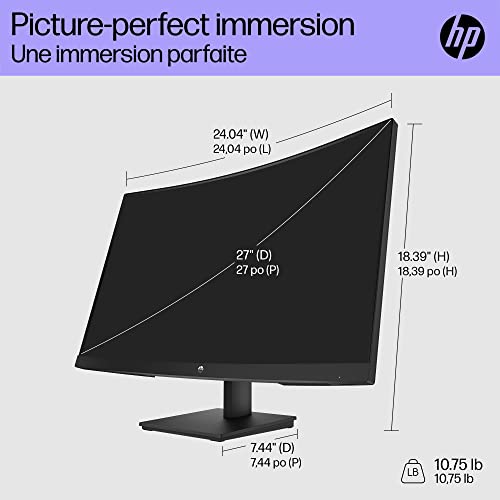 HP V27c G5 27" Curved LCD Monitor