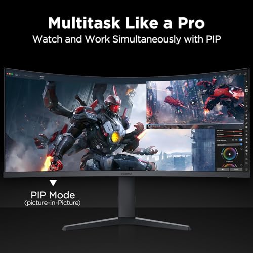 KOORUI 34" Ultrawide Curved Gaming Monitor, 165Hz