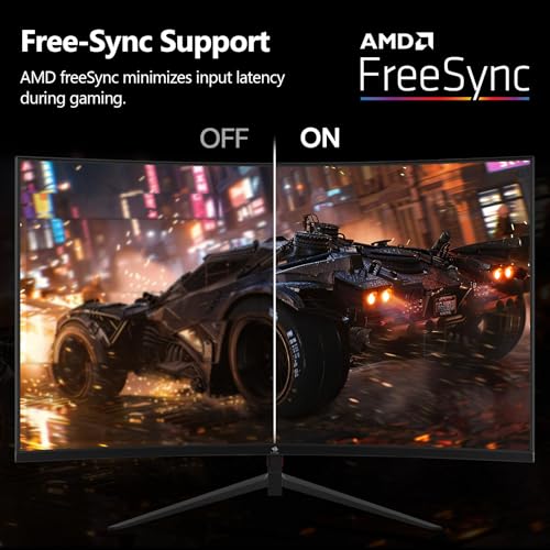 Z-Edge 24" Curved Gaming Monitor with 180Hz Refresh