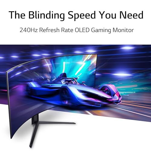 LG 45-Inch Curved OLED Gaming Monitor 240Hz