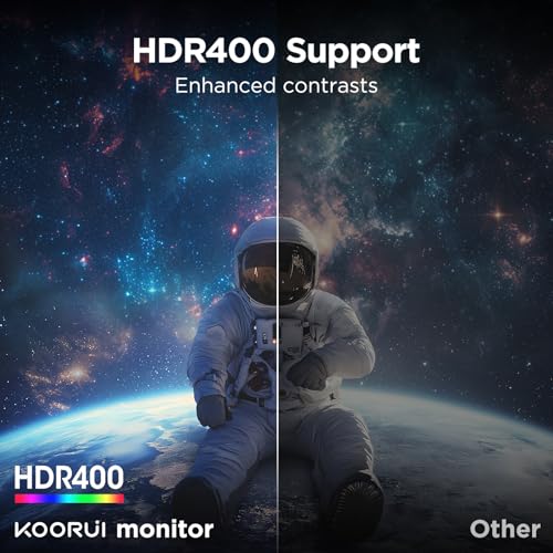 KOORUI 34" Ultrawide Curved Gaming Monitor, 165Hz