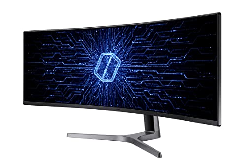 SAMSUNG 49” Odyssey Dual QHD Curved Gaming Monitor