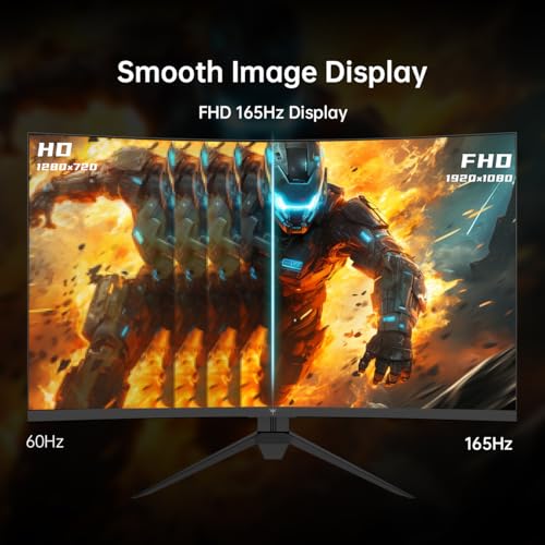 KTC 32" Curved FHD Gaming Monitor 165Hz