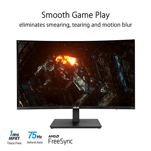 ASUS 27” Curved Full HD Monitor with Adaptive-Sync