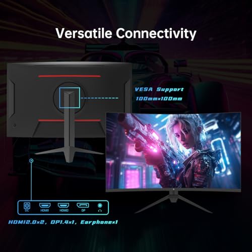 KTC 32" Curved FHD Gaming Monitor 165Hz