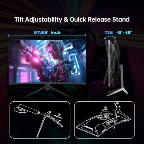 KTC 32" Curved FHD Gaming Monitor 165Hz