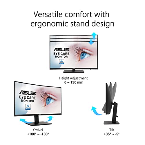 ASUS 27” Curved Full HD Monitor with Adaptive-Sync