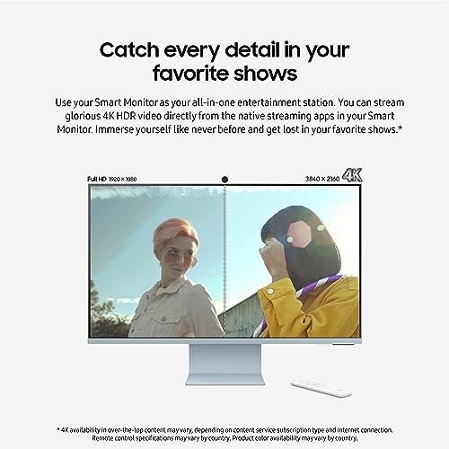 SAMSUNG 27" M80C UHD Smart Monitor with Camera