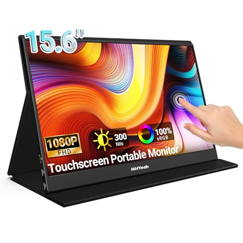 15.6" 1080P Portable Touchscreen Monitor with Speaker