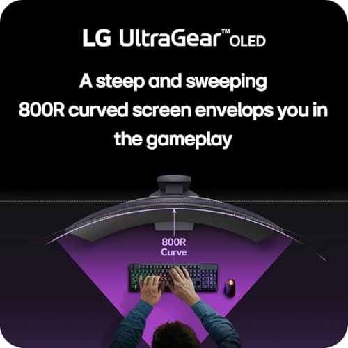 LG 34-inch Ultragear OLED Curved Gaming Monitor