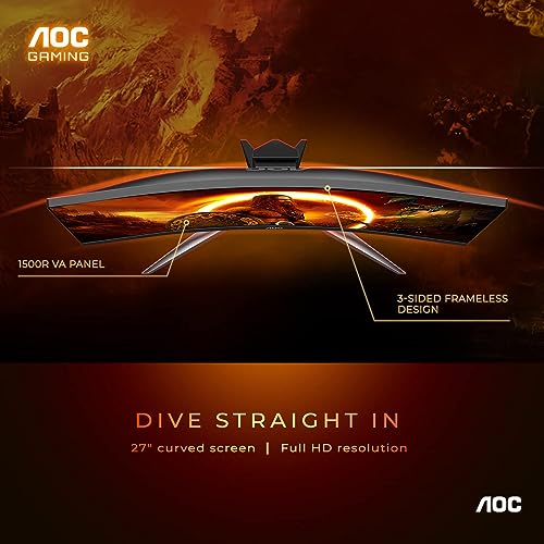 AOC C27G2Z 27" Curved 240Hz Gaming Monitor