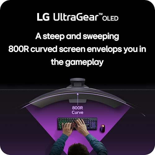 LG 34-inch Ultragear OLED Curved Gaming Monitor