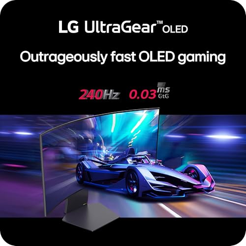 LG 34-inch Ultragear OLED Curved Gaming Monitor