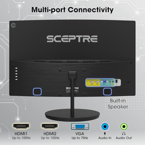Sceptre 27" FHD Curved LED Monitor with Speakers