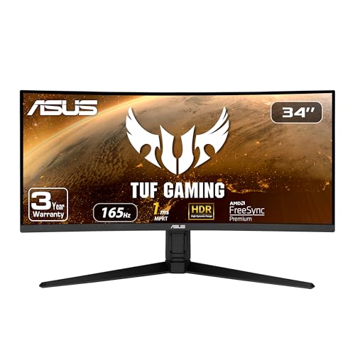 ASUS TUF 34" Curved WQHD Gaming Monitor