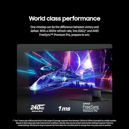 SAMSUNG 49-Inch Odyssey G9 Curved Gaming Monitor