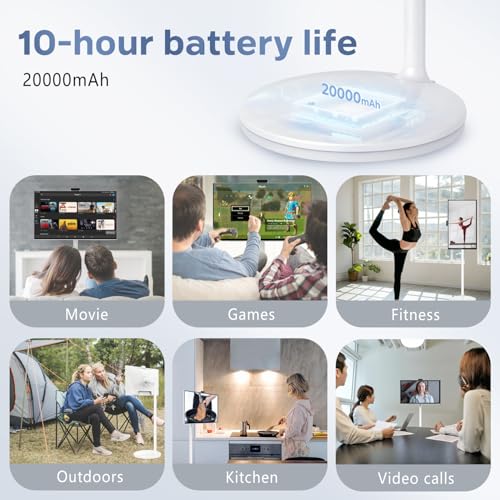 32" Portable Smart TV with Touchscreen & Wheels