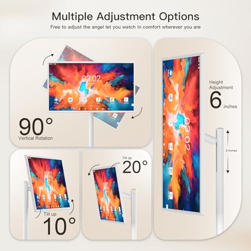 Fiteye 32-Inch Portable Touchscreen TV on Wheels