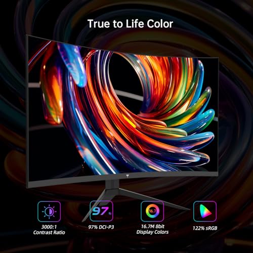 KTC 32" FHD Curved Gaming Monitor 165Hz