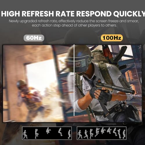 CRUA 27" Curved FHD Monitor with 100Hz Refresh