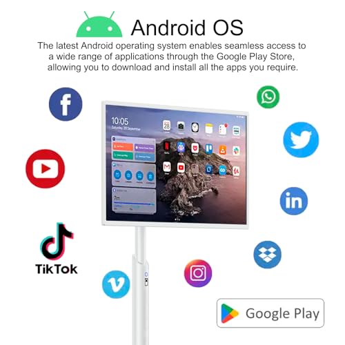 32-Inch 1080p Portable Smart Monitor with Touchscreen