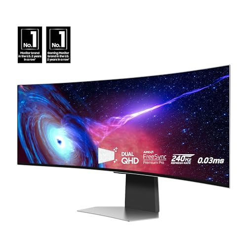 SAMSUNG 49" Odyssey OLED Curved Gaming Monitor