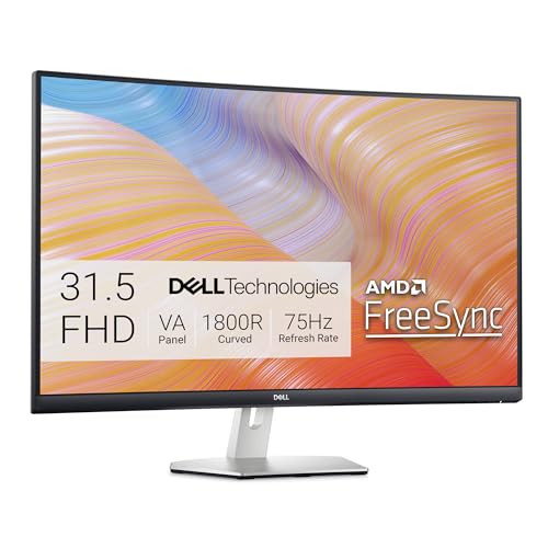 Dell 31.5" FHD Curved Monitor with FreeSync