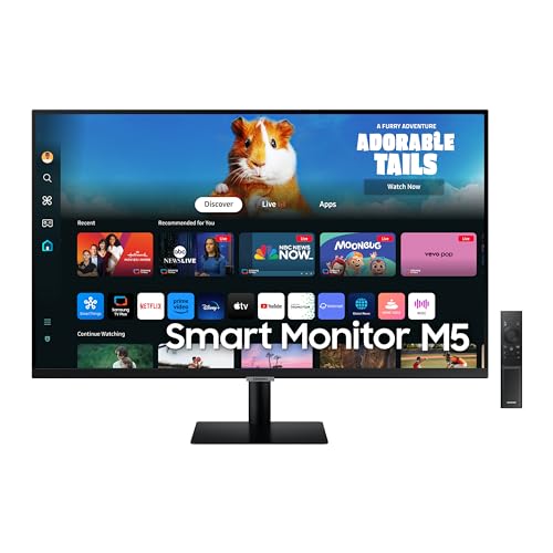 SAMSUNG 27-Inch M5 FHD Smart Monitor with HDR10
