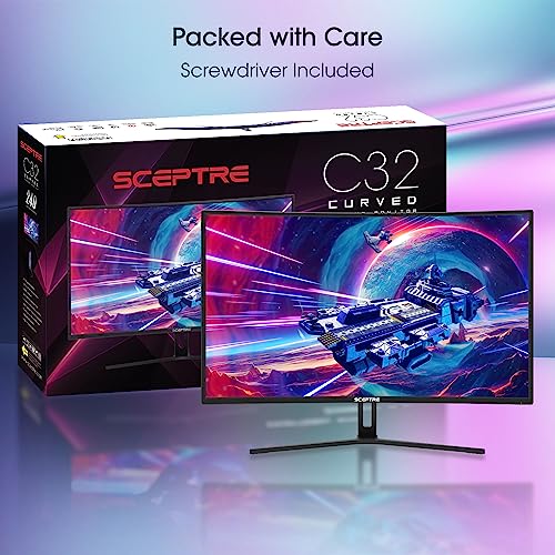 Sceptre 32" Curved Gaming Monitor - 240Hz Refresh