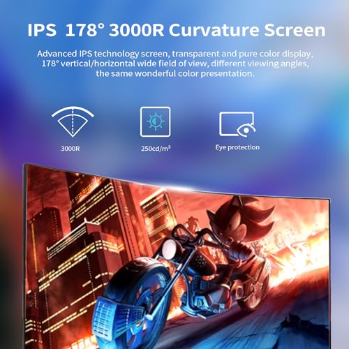 23.8" Curved FHD Monitor with HDR & 1ms Response