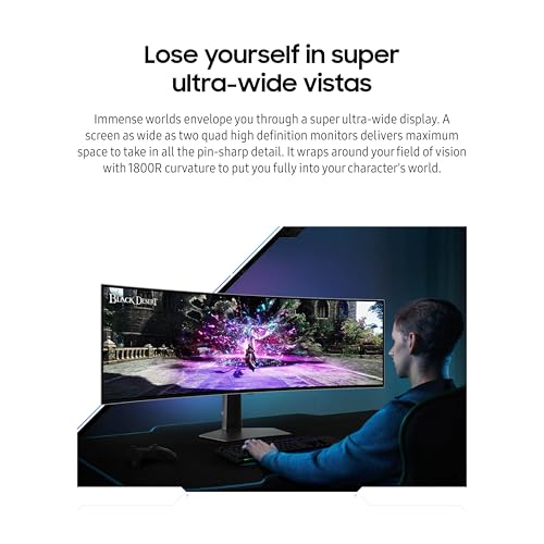 SAMSUNG 49" Odyssey OLED Curved Gaming Monitor