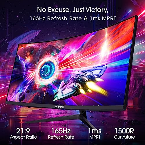 Sceptre 34" Curved Ultrawide WQHD 165Hz Monitor