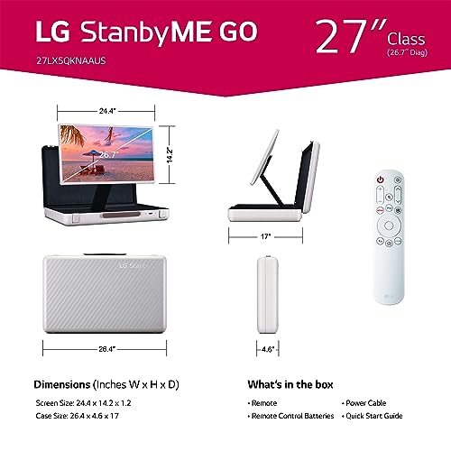 LG 27-Inch Portable Smart Touchscreen Display
