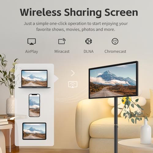 32" Portable Smart TV with 4K Camera & Battery