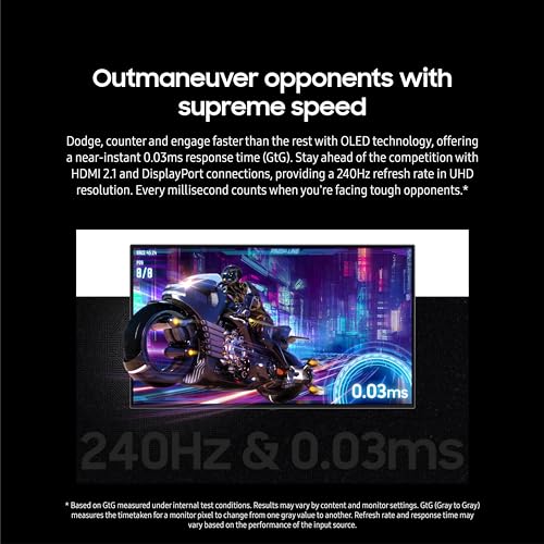 SAMSUNG 32" Odyssey OLED G8 4K Gaming Monitor