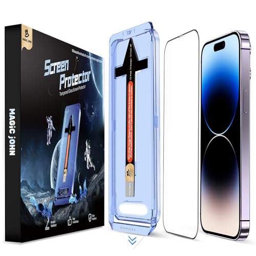 MAGIC JOHN iPhone 14 Pro 2-Pack Screen Protectors