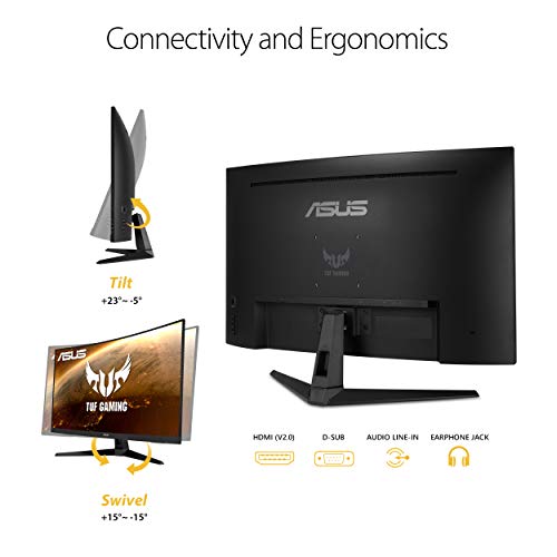 ASUS TUF 32" Curved Gaming Monitor 165Hz