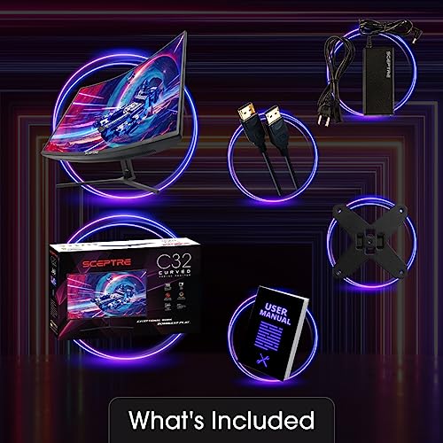 Sceptre 32" Curved Gaming Monitor - 240Hz Refresh